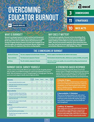 Overcoming Educator Burnout (Quick Reference Guide) by Chase Mielke, 9781416631446