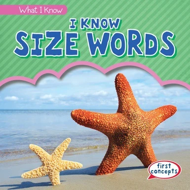 I Know Size Words by Rosie Banks, 9781538217467