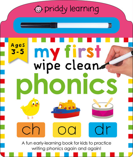 Priddy Learning: My First Wipe Clean Phonics by Roger Priddy, Priddy Books, 9781684492893
