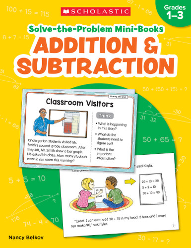 Solve-the-Problem Mini Books: Addition & Subtraction by Nancy Belkov, 9781338804560