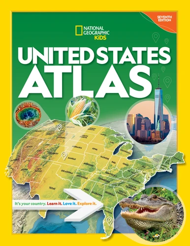 National Geographic Kids United States Atlas, 7th Edition - 9781426374210 by National Geographic Kids, 9781426374210
