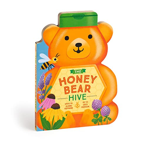 The Honey Bear Hive Shaped Board Book by Mudpuppy, Jilanne Hoffmann, Erica Harrison, 9780735377516