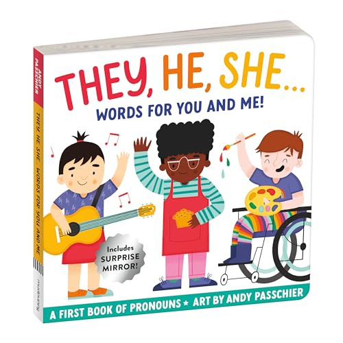 They, He, She: Words for You and Me Board Book by Andy Passchier, 9780735377547