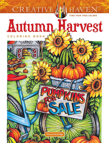 Creative Haven Autumn Harvest Coloring Book by Teresa Goodridge, 9780486851082