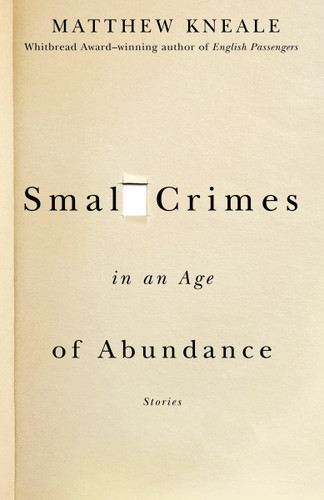 Small Crimes in an Age of Abundance by Matthew Kneale, 9781400079575