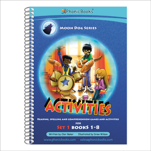Phonic Books Moon Dogs Set 1 Activities (Photocopiable Activities Accompanying Moon Dogs Set 1 Books for Older Readers (Alphabet at CVC Level)) by Phonic Books, 9781783693023