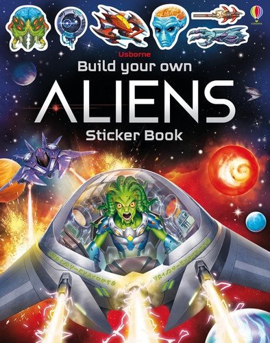 Build Your Own Aliens Sticker Book by Simon Tudhope, Gong Studios, 9781805317494