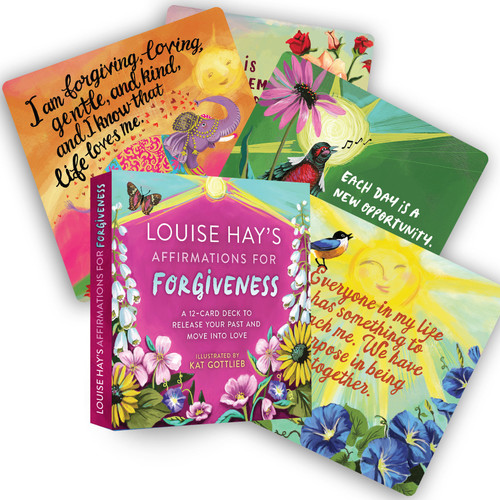 Louise Hay's Affirmations for Forgiveness (A 12-Card Deck to Release Your Past and Move into Love) by Louise Hay, 9781401974619