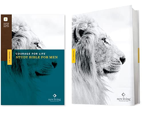 NLT Courage For Life Study Bible for Men, Filament Enabled (Hardcover) by New Living Translation, Tyndale, Courage for Life, Ann White, Robbie Goss, 9781496475527