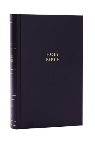 NKJV Personal Size Large Print Bible with 43,000 Cross References, Black Hardcover, Red Letter, Comfort Print by Thomas Nelson, 9781400335381
