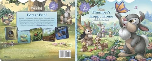 Disney Bunnies: Thumper's Hoppy Home (A Lift-the-Flap Board Book) by Disney Books, 9781484773710