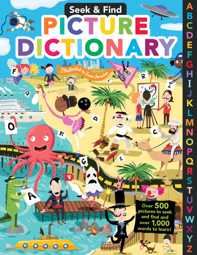 Seek & Find Picture Dictionary (Over 500 pictures to seek and find and over 1,000 words to learn!) by Flowerpot Press, Juan Amadeo, 9781486727766