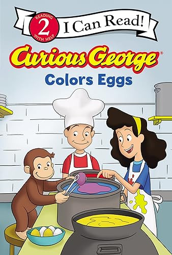 Curious George Colors Eggs (An Easter And Springtime Book For Kids) - 9780063325333 by H. A. Rey