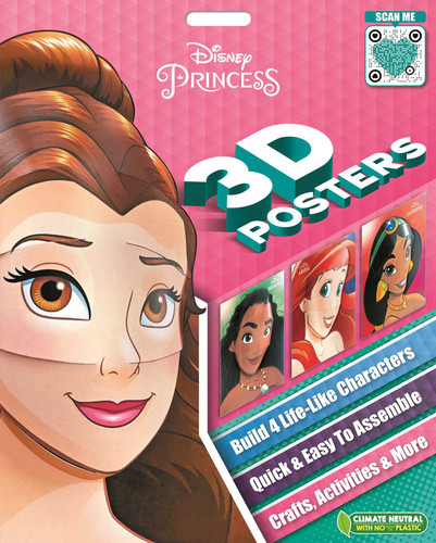 Disney Princess 3D Posters (Quick & Easy to Assemble Life-Like Characters, Plus Crafts, Activities, and More) by IglooBooks, 9781837717323