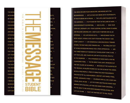 The Message Student Bible (Softcover) by Eugene H. Peterson, 9781641587969
