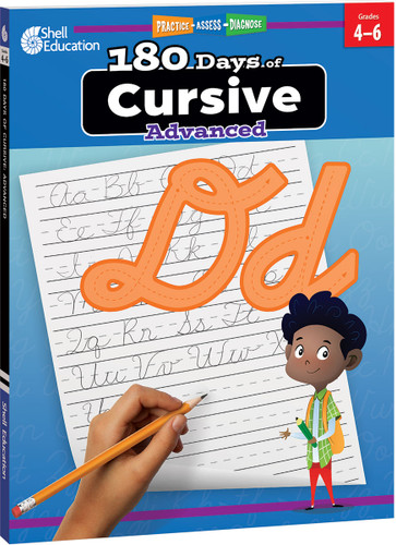 180 Days™: Cursive: Advanced (Practice, Assess, Diagnose) by Shell Education, Shell Education, Shell Education, 9781087662442