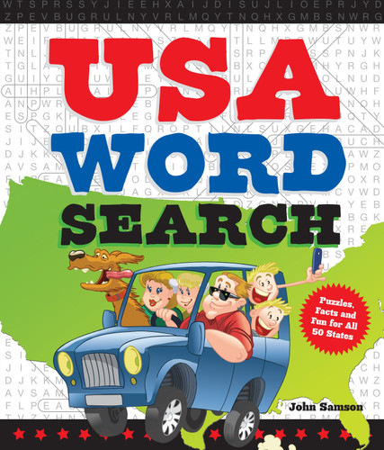 USA Word Search (Puzzles, Facts, and Fun for 50 States) by John Samson, 9781623540173