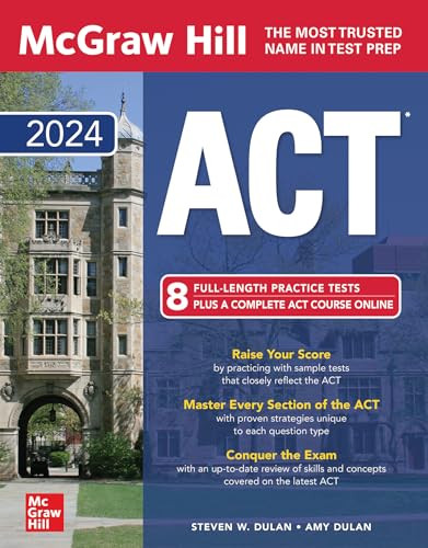 McGraw Hill ACT 2024 by Steven W. Dulan, Amy Dulan, 9781265361723