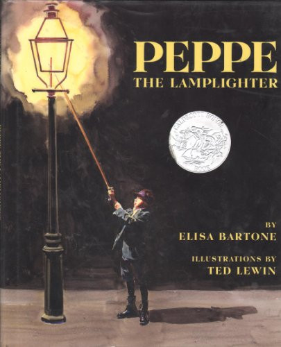 Peppe the Lamplighter (A Caldecott Honor Award Winner) by Elisa Bartone, Ted Lewin, 9780688102685
