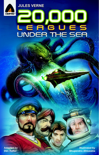 20,000 Leagues Under the Sea (The Graphic Novel) by Jules Verne, Dan Rafter, Bhupendra Ahluwalia, 9789380028415