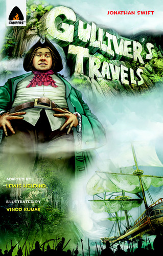 Gulliver's Travels (The Graphic Novel) by Jonathan Swift, Lewis Helfand, Vinod Kumar, 9789380028507