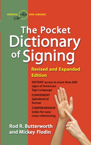 The Pocket Dictionary of Signing by Rod R. Butterworth, Mickey Flodin, 9780399517433