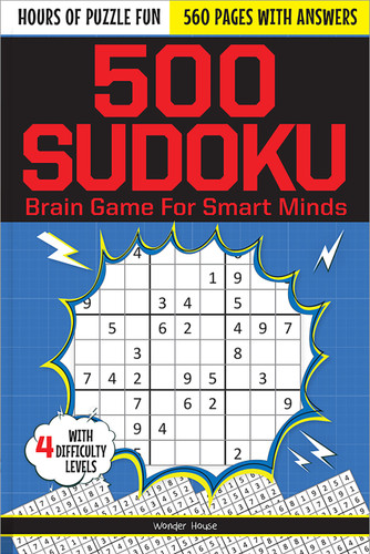 500 Sudoku Brain Games For Smart Minds by Wonder House Books, 9789354405808