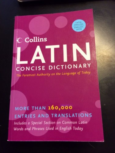 Collins Latin Concise Dictionary by HarperCollins Publishers, 9780060536909