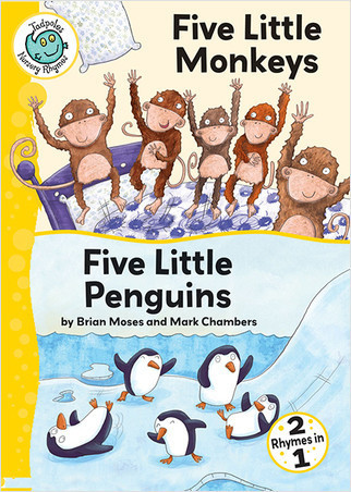 Five Little Monkeys and Five Little Penguins by Brian Moses, Mark Chambers, 9780778711513