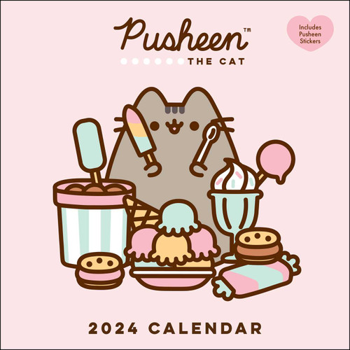Pusheen 2024 Wall Calendar by Claire Belton, 9781524879471