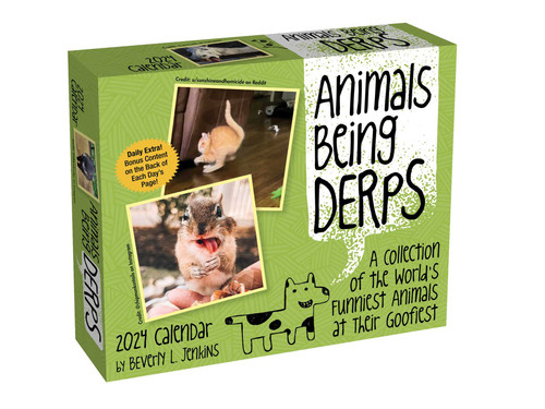 Animals Being Derps 2024 Day-to-Day Calendar by Beverly L. Jenkins, 9781524880194 Animals Being Derps 2024 Day-to-Day Calendar by Beverly L. Jenkins, 9781524880194