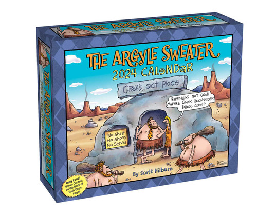 The Argyle Sweater 2024 Day-to-Day Calendar by Scott Hilburn, 9781524880248