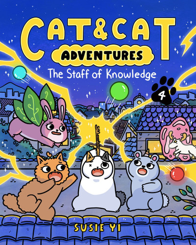 Cat & Cat Adventures: The Staff of Knowledge (A Graphic Novel) by Susie Yi, Susie Yi, 9780063381360