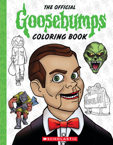 Goosebumps: The Official Coloring Book by Brandon Dorman, Jenna Ballard, 9781546131106