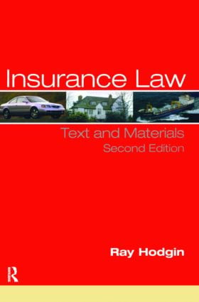 Insurance Law (Text and Materials) by Ray Hodgin, 9781859417249