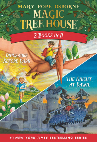 Magic Tree House 2-in-1 Bindup: Dinosaurs Before Dark/The Knight at Dawn by Mary Pope Osborne, Sal Murdocca, 9780593901540