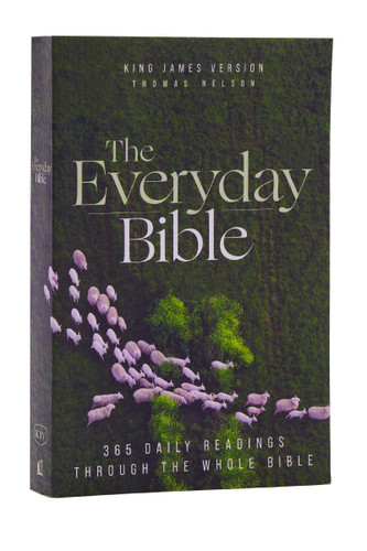 KJV, The Everyday Bible, Paperback, Red Letter, Comfort Print (365 Daily Readings Through the Whole Bible) by Thomas Nelson, 9780785261803