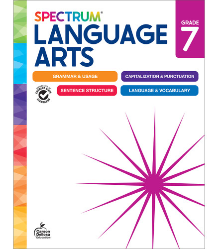 Spectrum Language Arts Workbook, Grade 7 by Spectrum, Carson Dellosa Education, 9781483871417