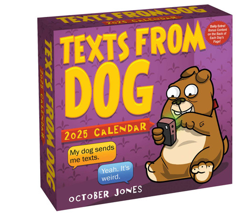 Texts from Dog 2025 Day-to-Day Calendar by October Jones, 9781524890186