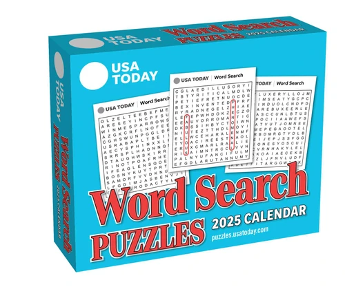 USA TODAY Word Search 2025 Day-to-Day Calendar by USA TODAY, 9781524893071