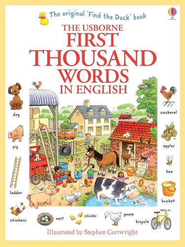 First Thousand Words in English by Heather Amery, Stephen Cartwright, 9781835409855