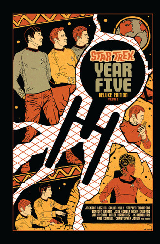Star Trek: Year Five Deluxe Edition--Book Two by Jackson Lanzing, Collin Kelly, Brandon Easton, Stephen Thompson, Angel Hernandez, 9798887241241