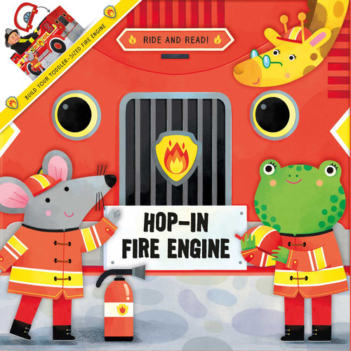 Hop-In Fire Engine by Little Genius Books, 9781960107350