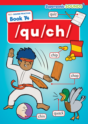 Red Sound Practice Book 14 /qu/ch/ by N/A, 9798892323826