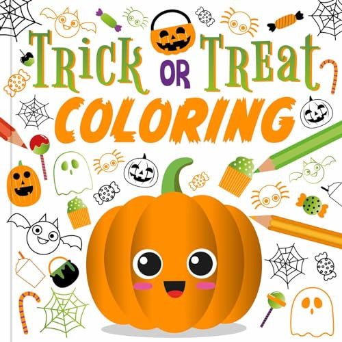 Trick or Treat Coloring (with over 90 Ghoulish Coloring Pages) by IglooBooks, 9781837955510