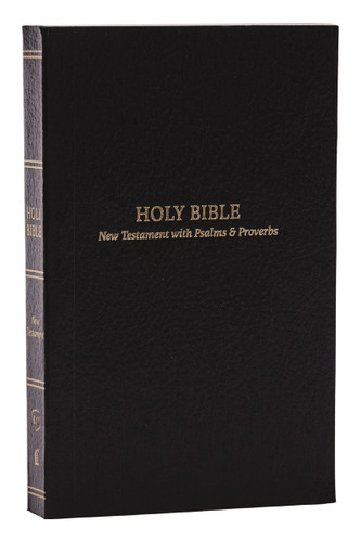 KJV Holy Bible: Pocket New Testament with Psalms and Proverbs, Black Softcover, Red Letter, Comfort Print: King James Version (Miniature Edition) by Thomas Nelson, 9781400334810