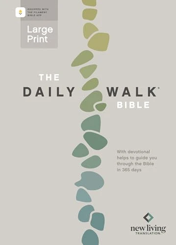 The Daily Walk Bible Large Print NLT, Filament Enabled (Softcover) by New Living Translation, Tyndale, Walk Thru the Bible, 9781496484994