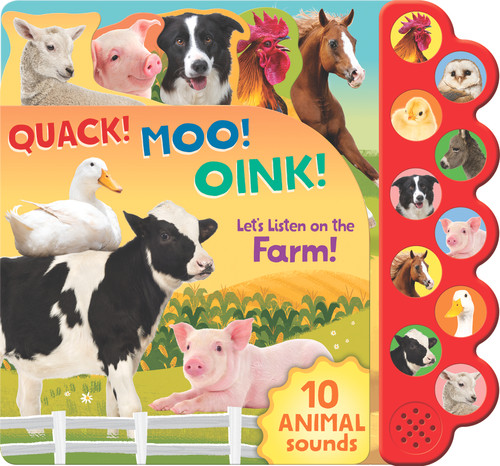 Quack! Moo! Oink! (Let's Listen on the Farm!) by Cottage Door Press, 9781680525113