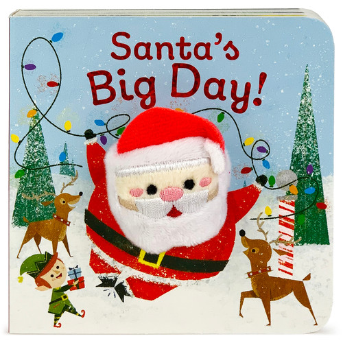 Santa's Big Day Puppet Book (Miniature Edition) by Holly Berry-Byrd, Rob Sayegh, Cottage Door Press, 9781646380411