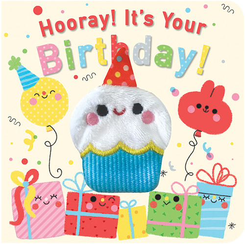 Hooray! It's Your Birthday! Puppet Book (Miniature Edition) by Brick Puffinton, Clementine Derodit, Cottage Door Press, 9781680529449